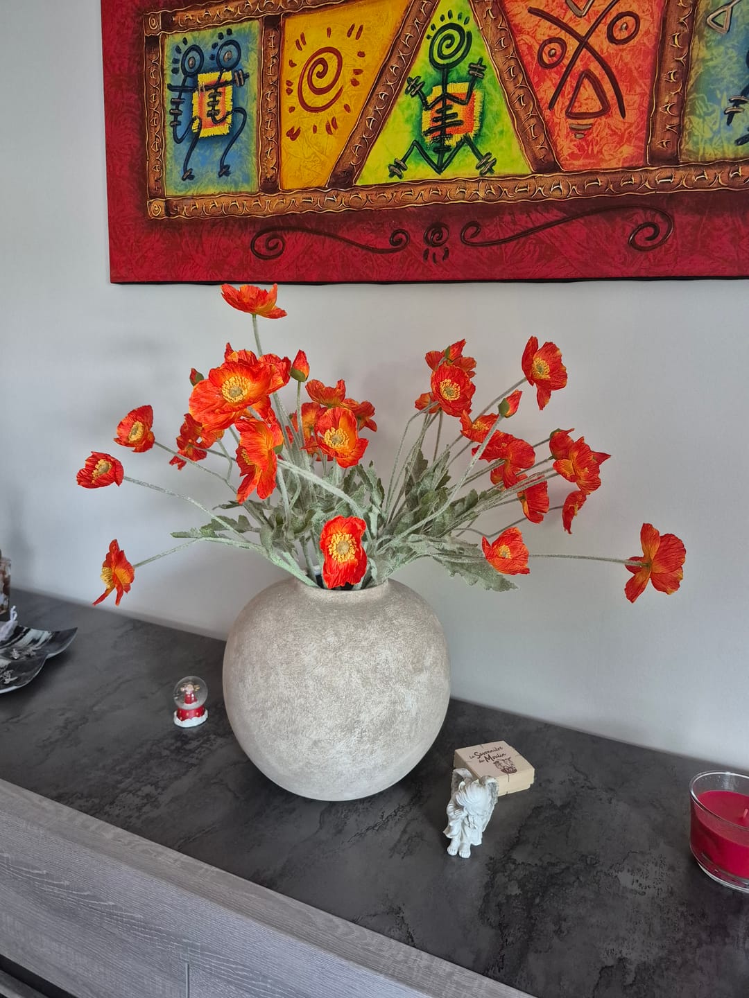 Customer photo review of Coquelicots - Orange (10 tiges)