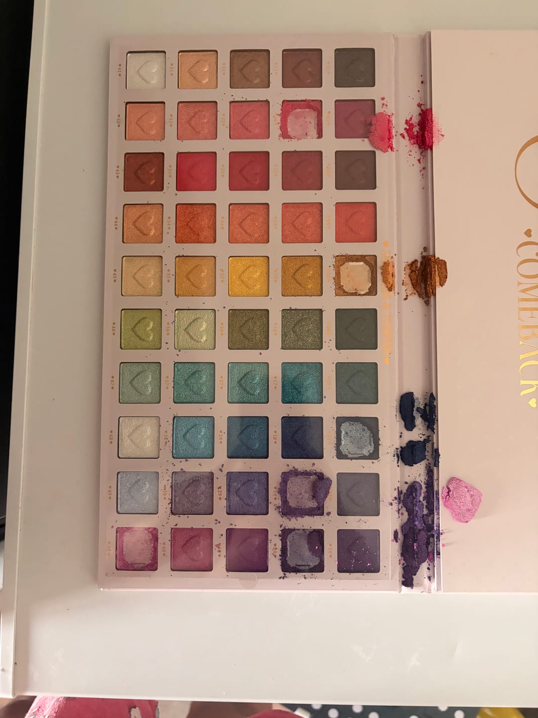 Customer photo review of Creative Comeback XXXL Palette
