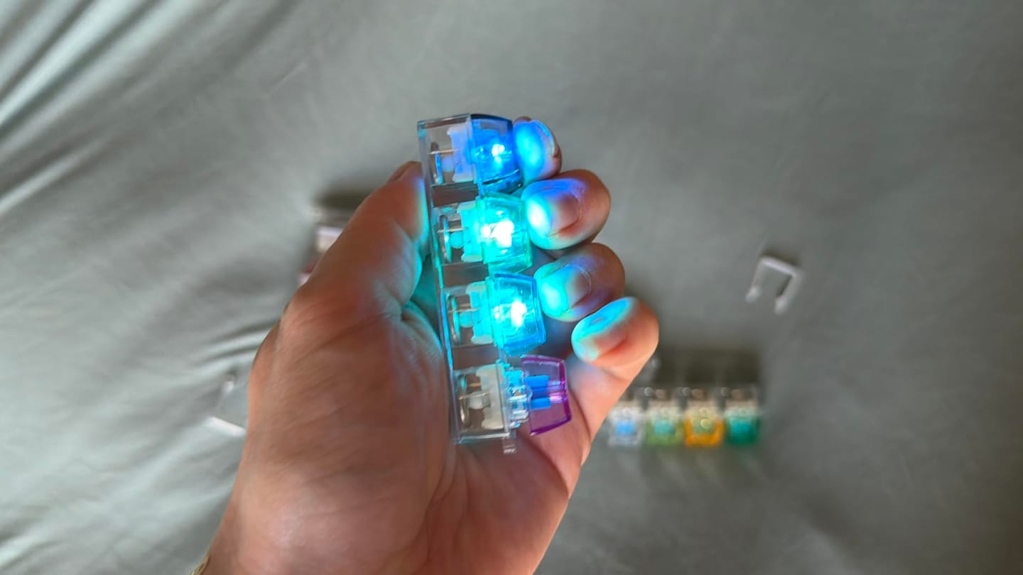 Customer photo review of Litlamp® Stress Relief Mechanical Keyboard