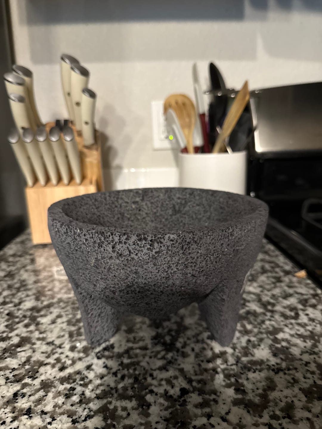 Customer photo review of MOLCAJETE – Authentic Mexican Stone Mortar & Pestle