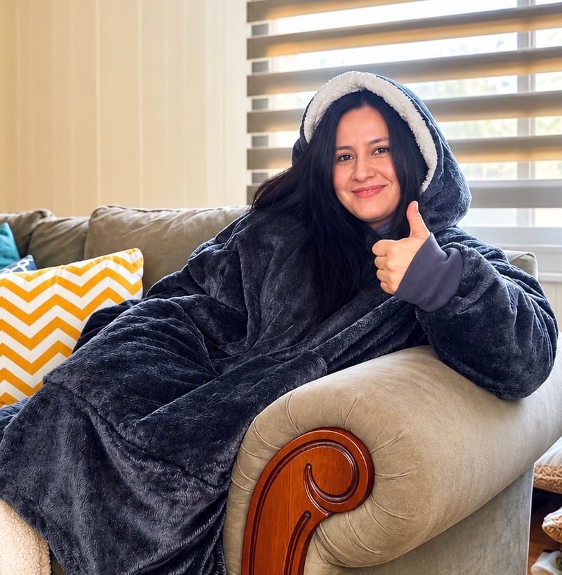 Customer photo review of Abrigo Oversize - Dolly Marengo Unisex