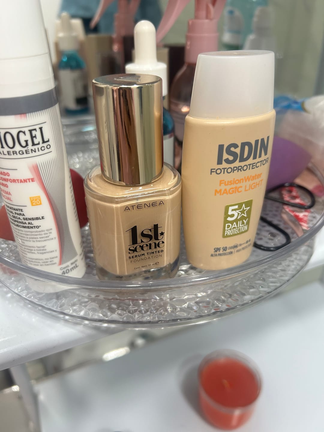 Customer photo review of TINTA DE MAQUILLAJE | SERUM TINTED