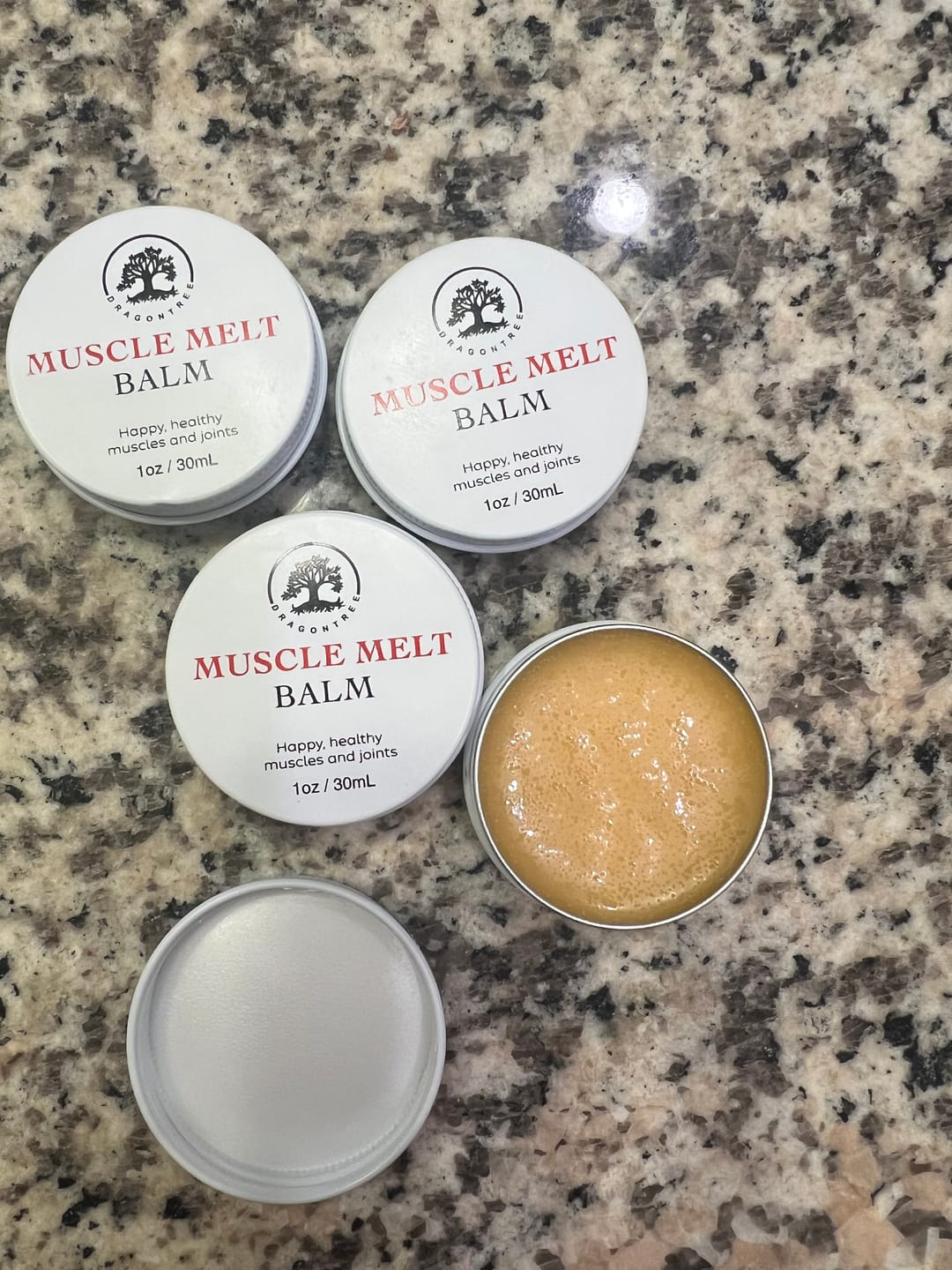 Customer photo review of Muscle Melt Balm