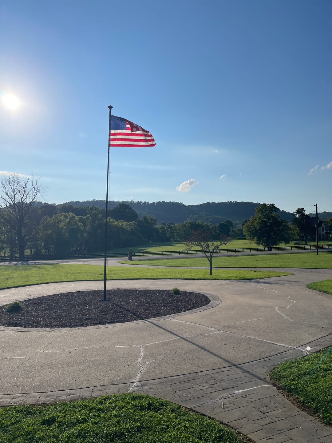 Customer photo review of 5' x 8' American Flag