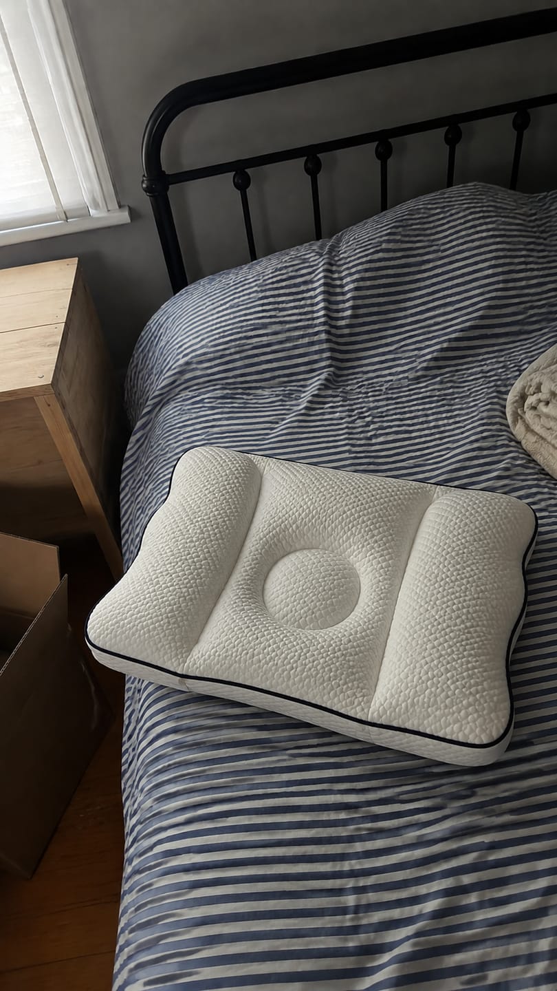Customer photo review of Kid Ergonomic Posture Pillow | Fix the Problem Before It Starts