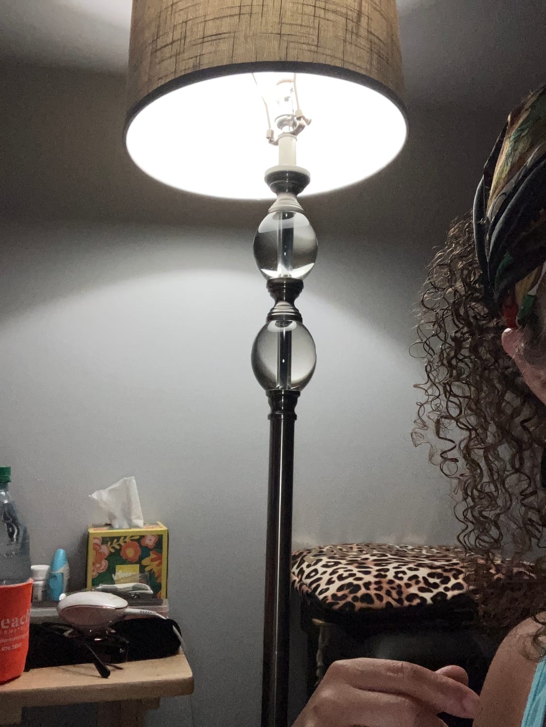 Customer photo review of Tropical Oasis Anti-Humidity Firm Hold Hair Gel