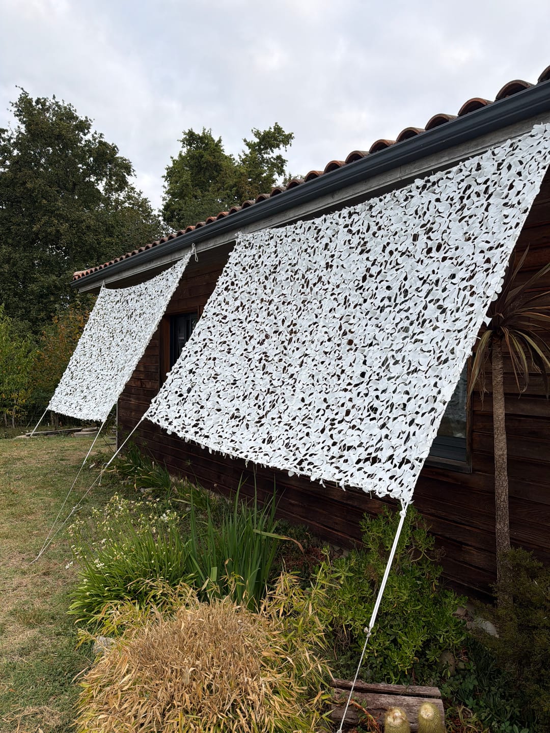 Customer photo review of Filet de camouflage brise vue