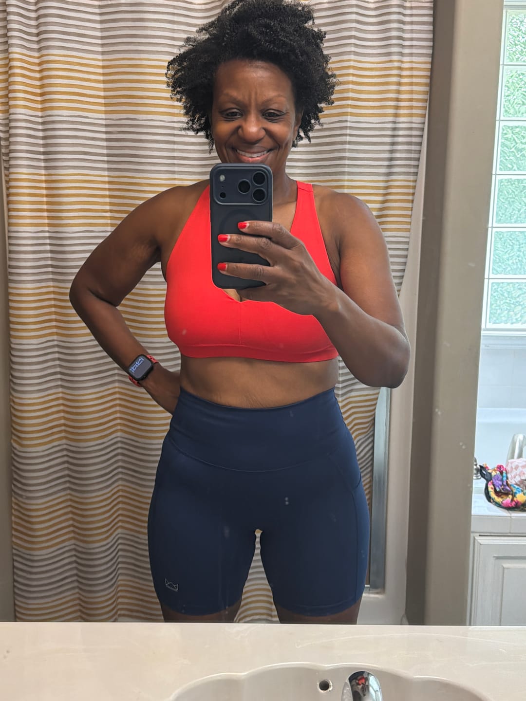 Customer photo review of ESSENCE 7" Biker Pocket Short