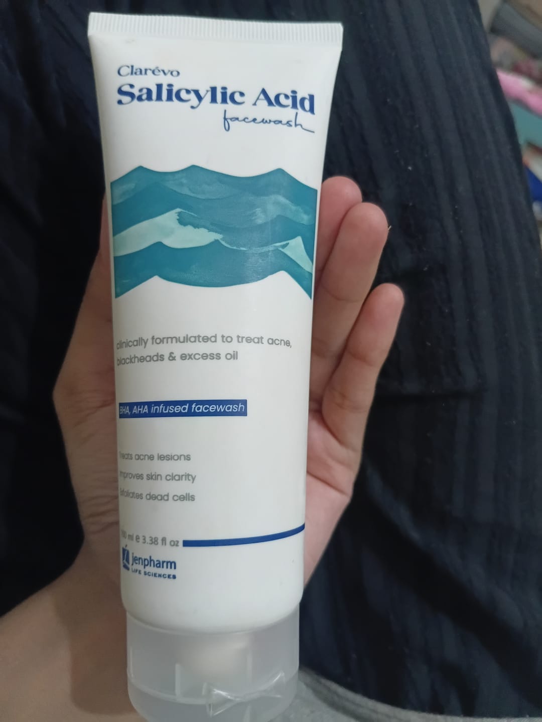 Customer photo review of Clarevo Salicylic Acid Facewash