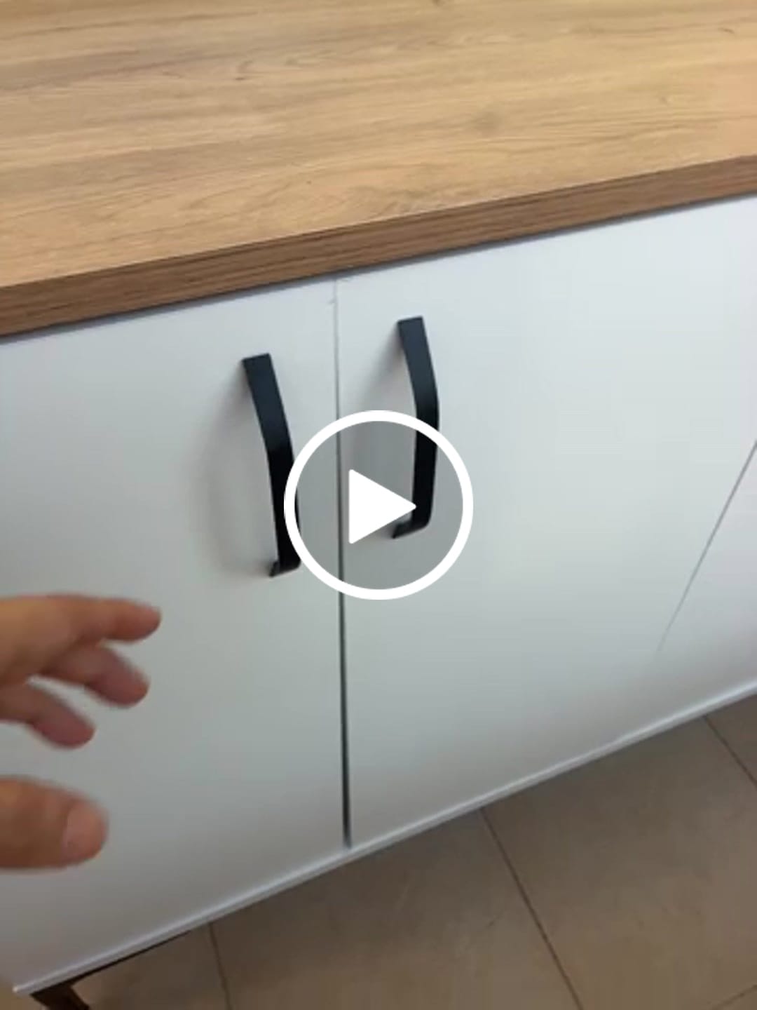 Customer video review of Rani JE162 Kahve Köşesi Çok Amaçlı Dolap 4 Kapaklı Kiler Mutfak Dolabı Beyaz - Sepet Ceviz