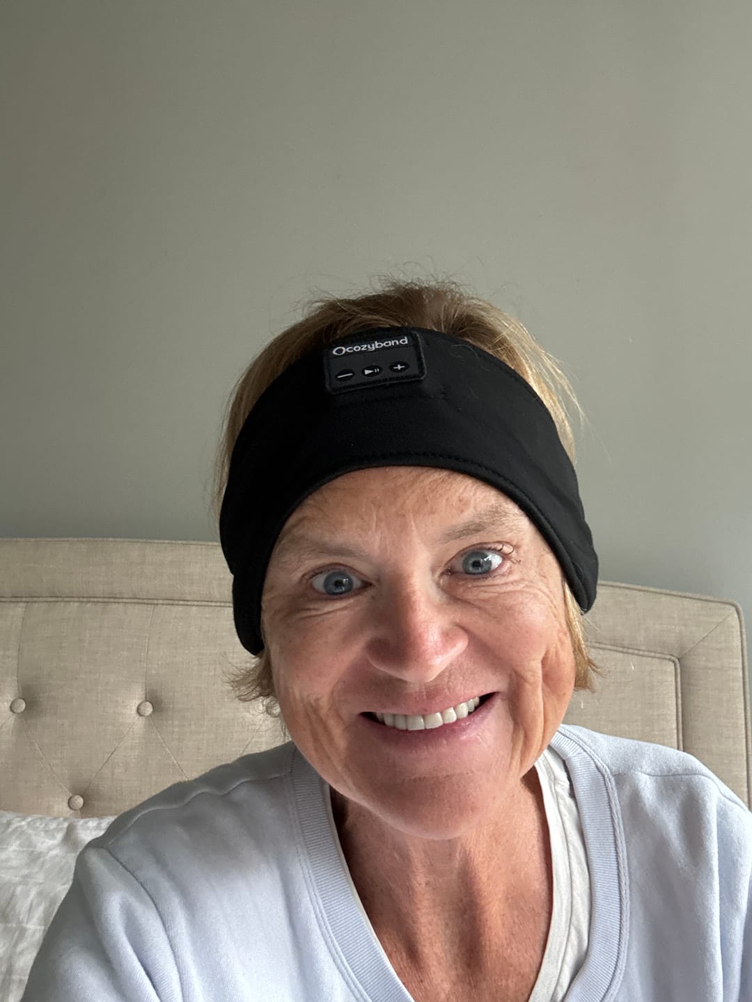 Customer photo review of CozyBand Wireless Headphones