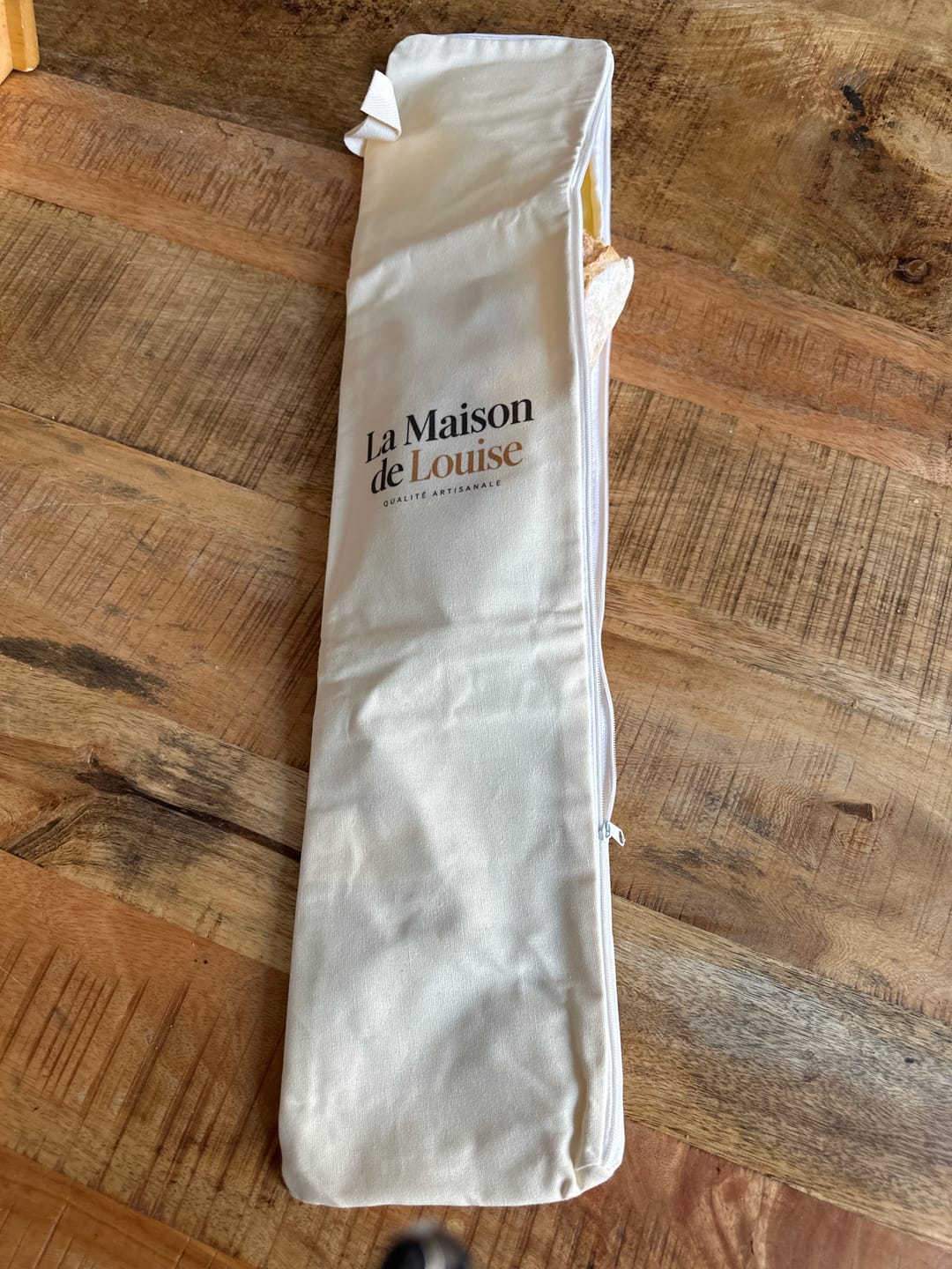 Customer photo review of Le Sac à Baguette · Coton & Cire d'Abeille · 70×10 cm