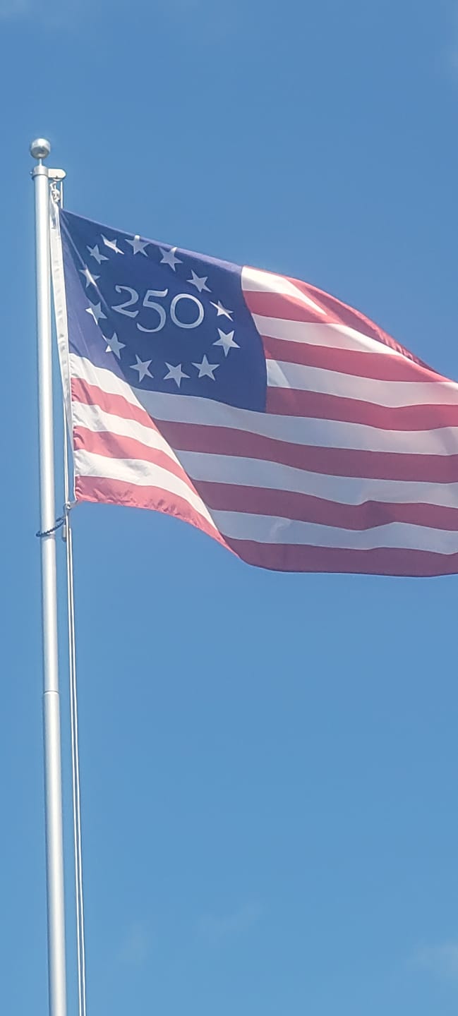 Customer photo review of America 250™ Betsy Ross Flag - Fully Printed Nylon