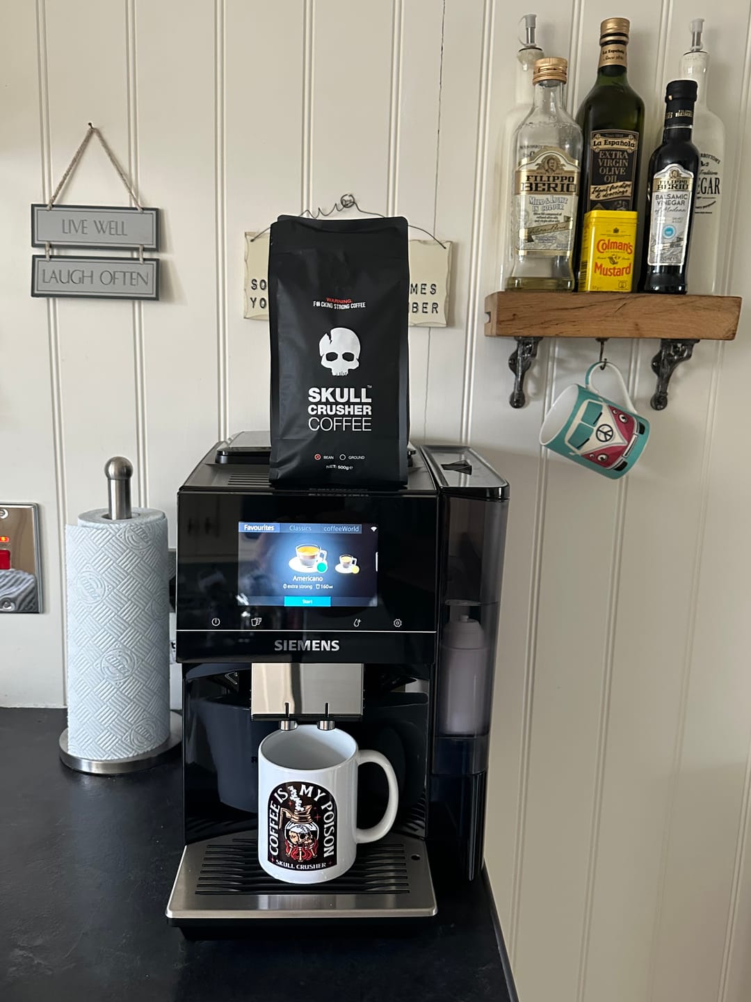 Customer photo review of Skull Crusher - High Caffeine Coffee