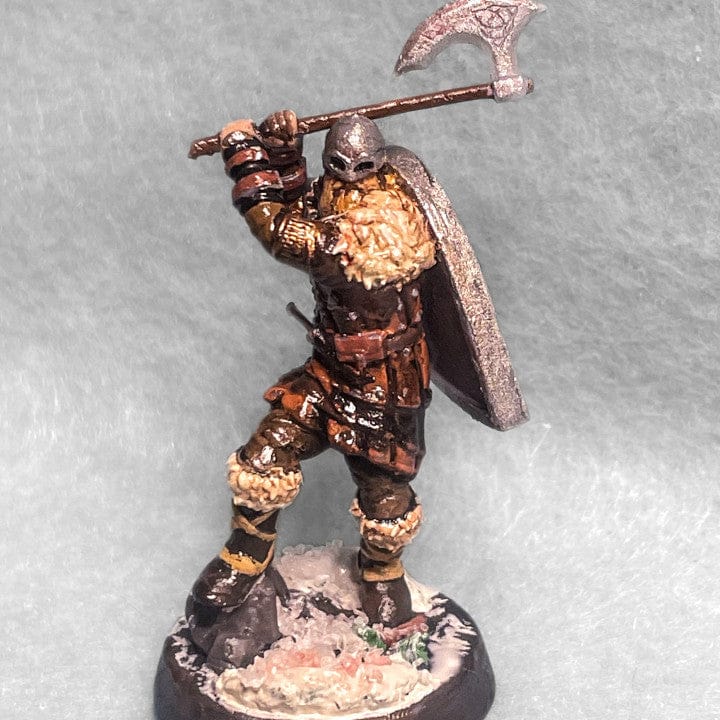 Customer photo review of KICKSTARTER FREE ''VIking Warrior Presupported 3D Model