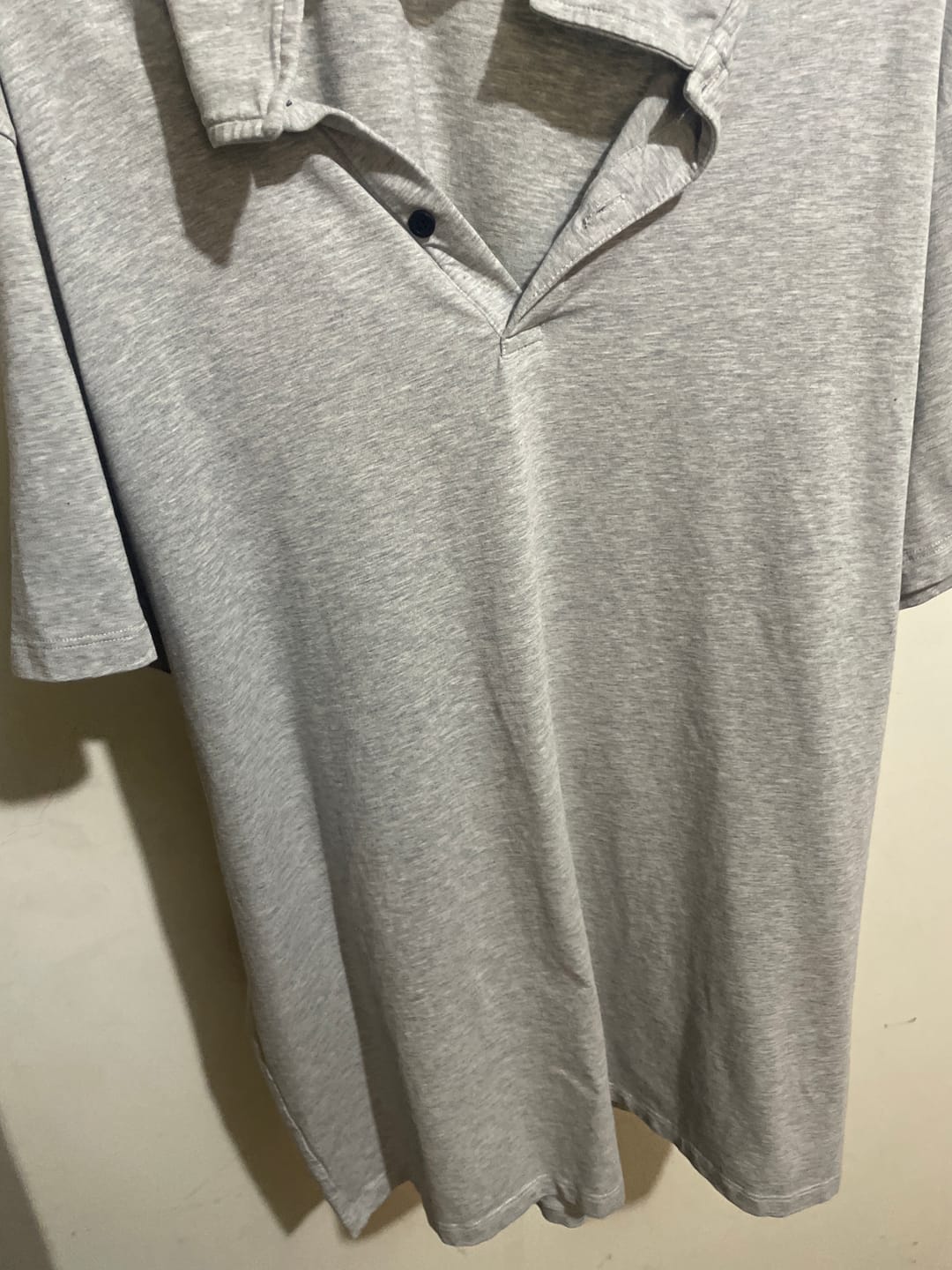 Customer photo review of Cloud Polo Shirt - HTR Grey