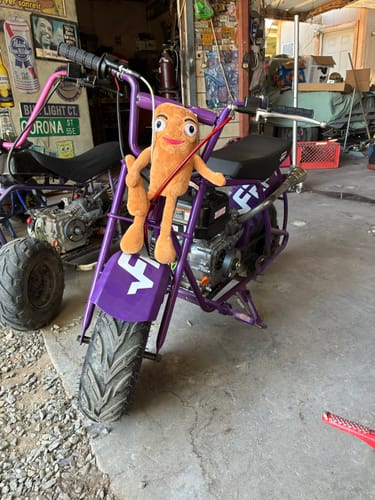 Customer photo review of FRP Moto GMB100 Mini Bike Frame | Predator 212 Compatible | 99cc–212cc Custom Build