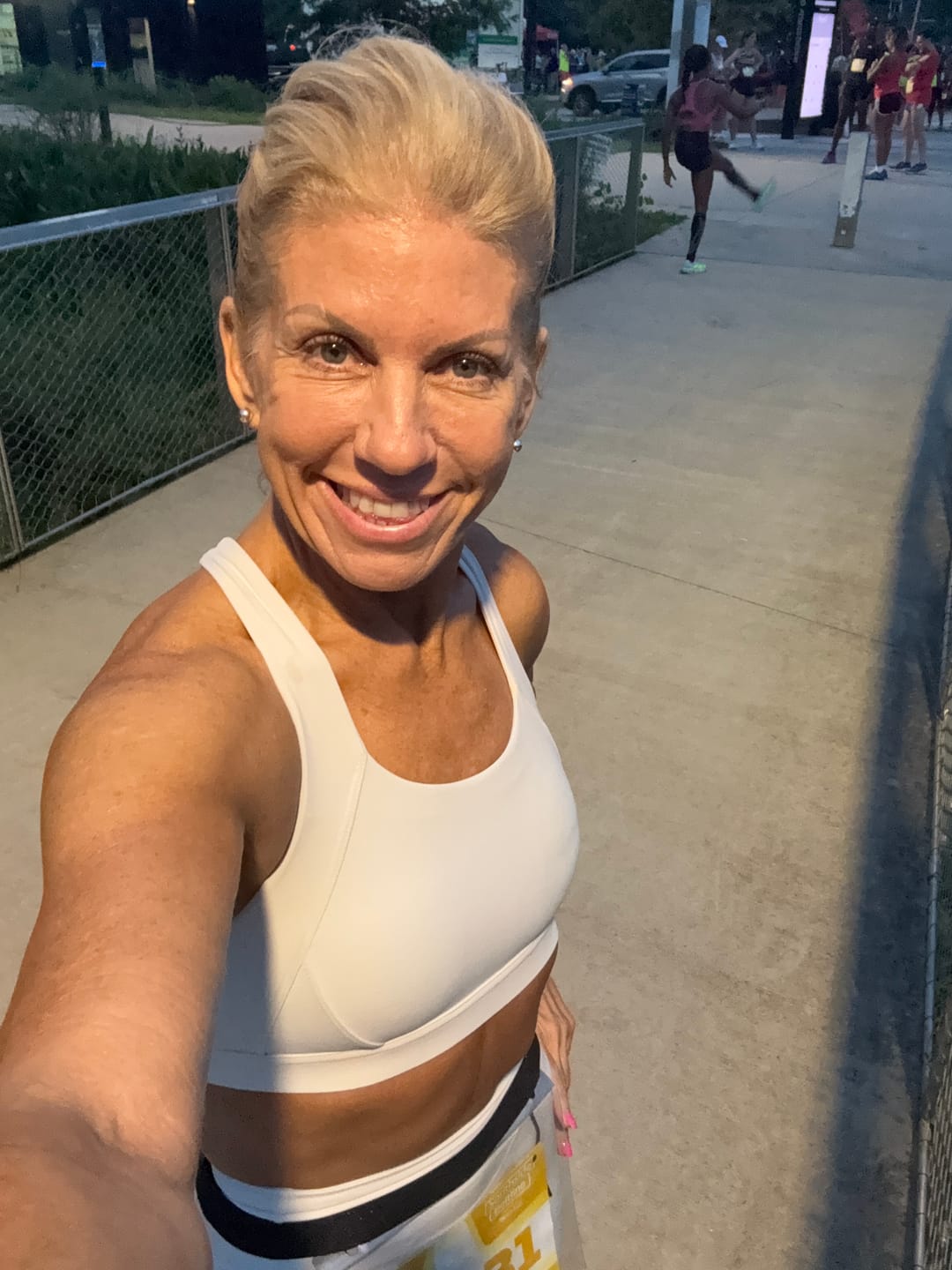 Customer photo review of The Eloise Sports Bra Leggings 2-Piece Set