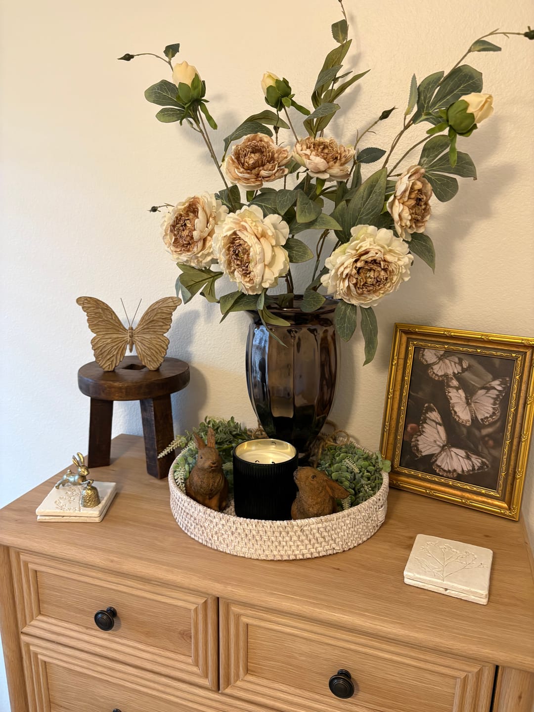 Customer photo review of Pewter Rabbit Candle Snuffer