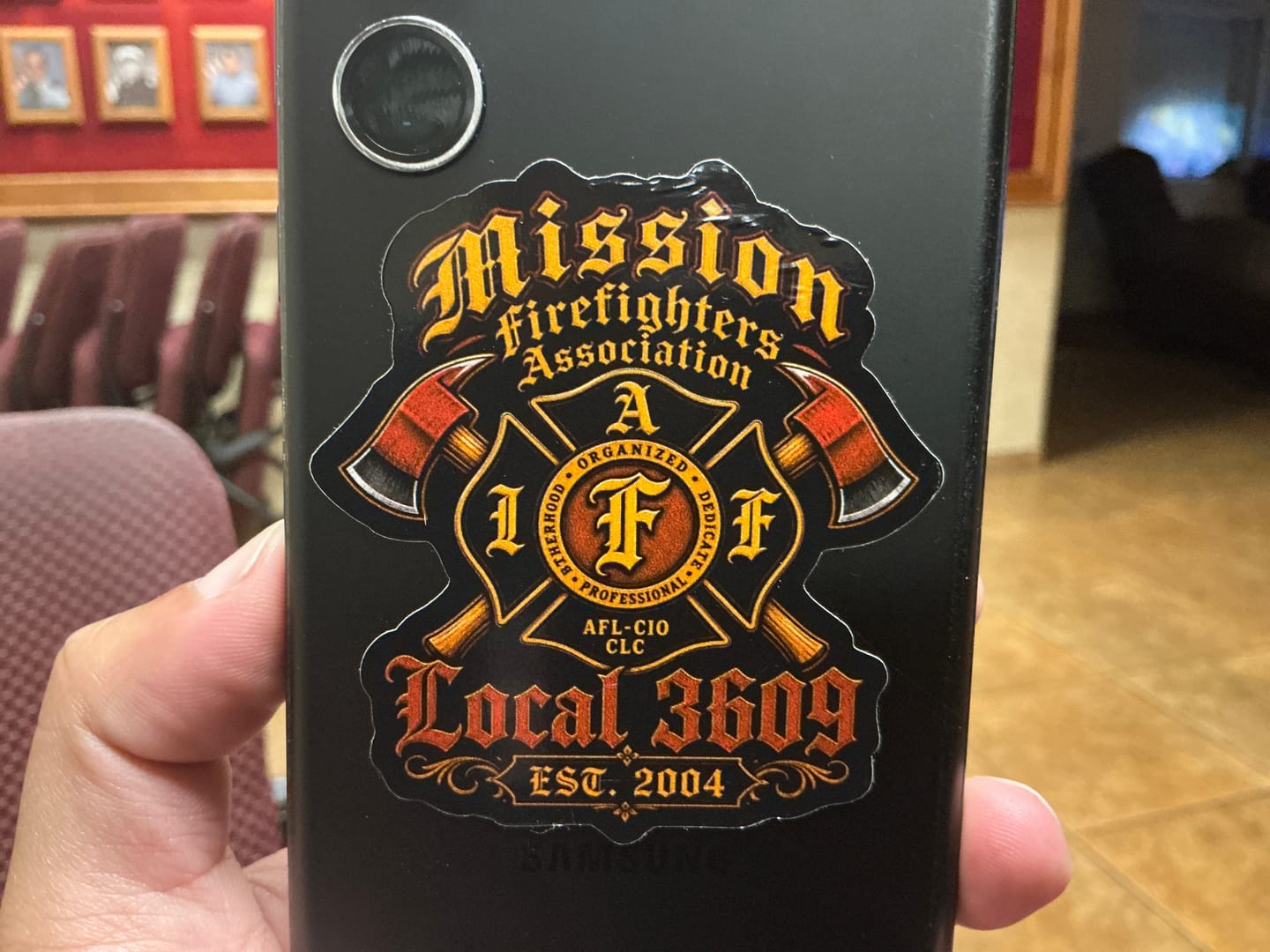 Customer photo review of Print Custom Stickers