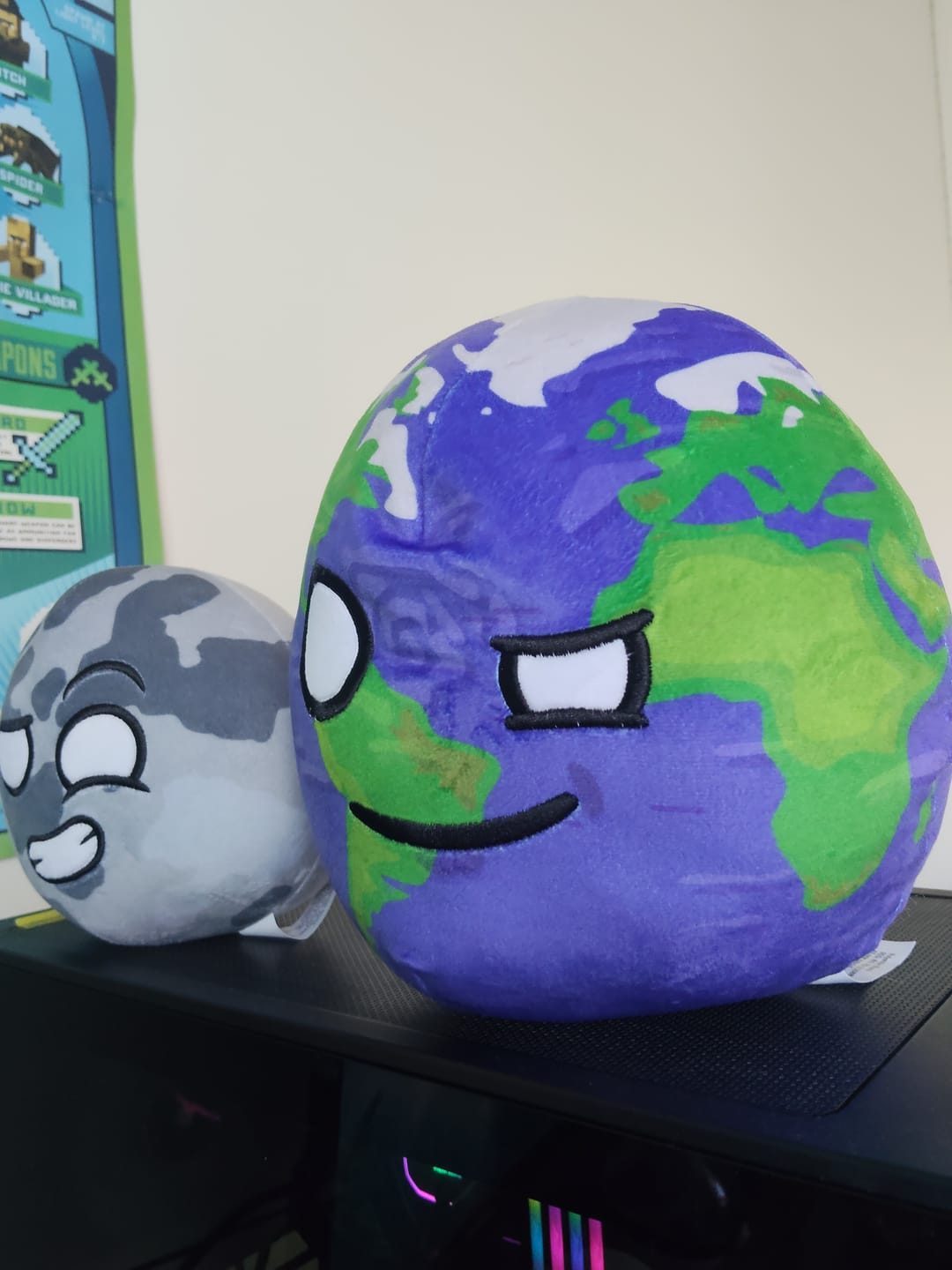 Customer photo review of The SolarBalls Earth Plush