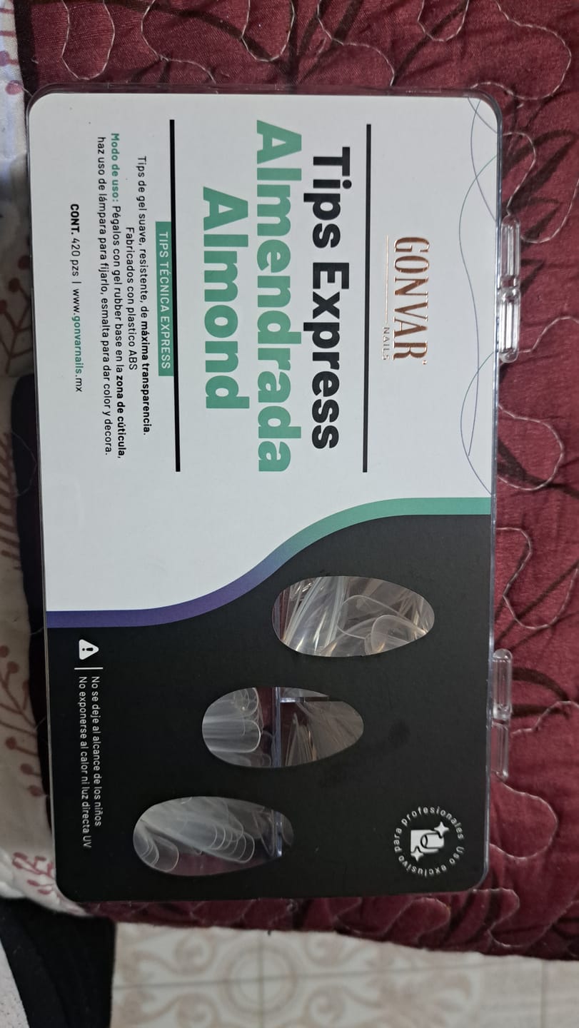 Customer photo review of Tips Soft Gel | Almond Express |  Cristal