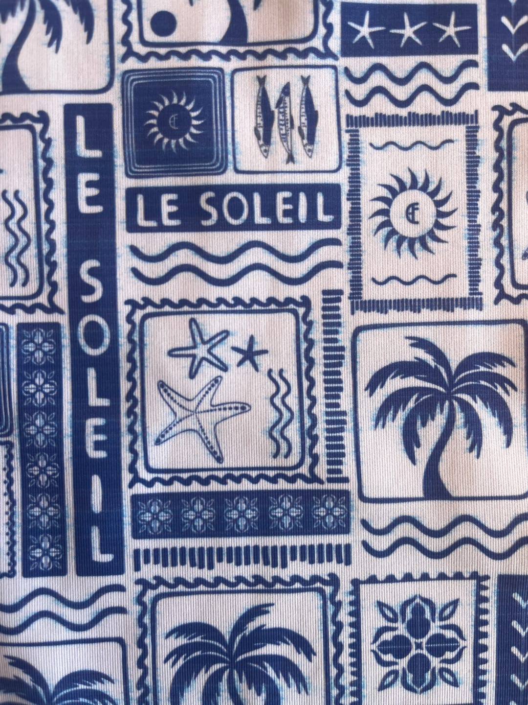 Customer photo review of L’INCROYABLE TOP SWIM – BLEU