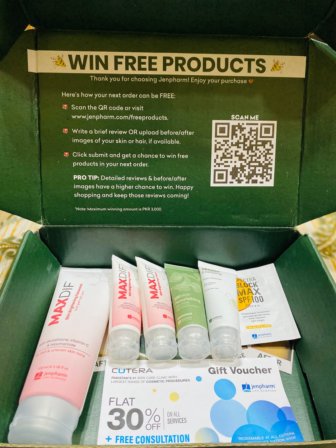 Customer photo review of Maxdif Facewash