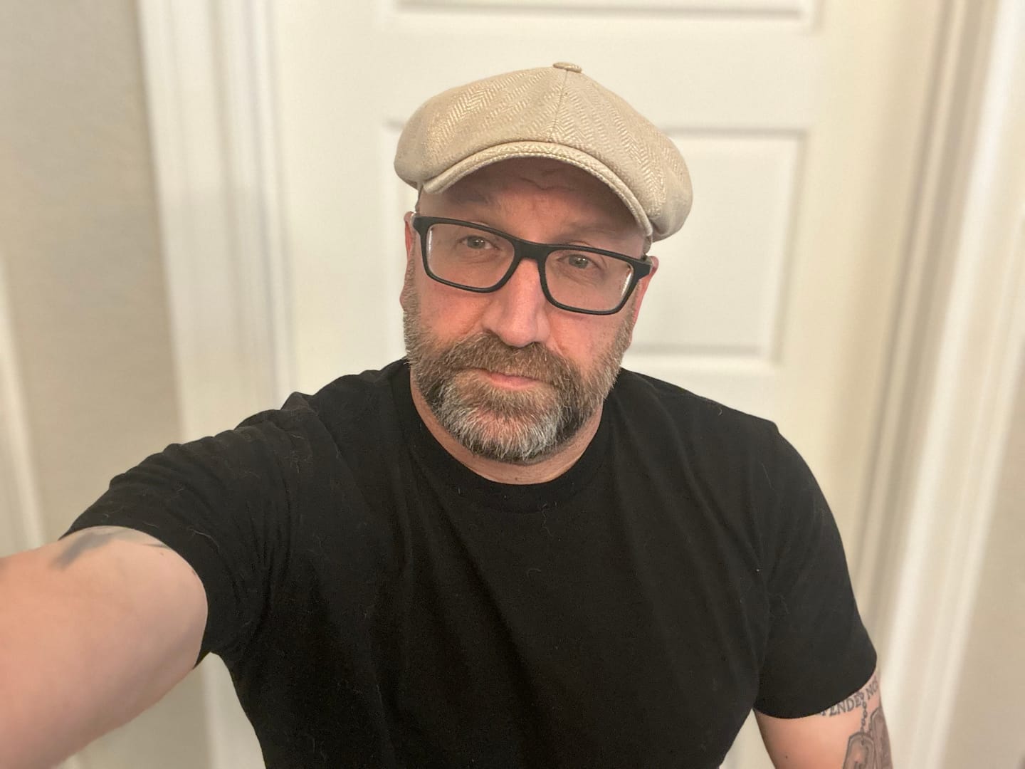 Customer photo review of Silk Linen Shelby Cap