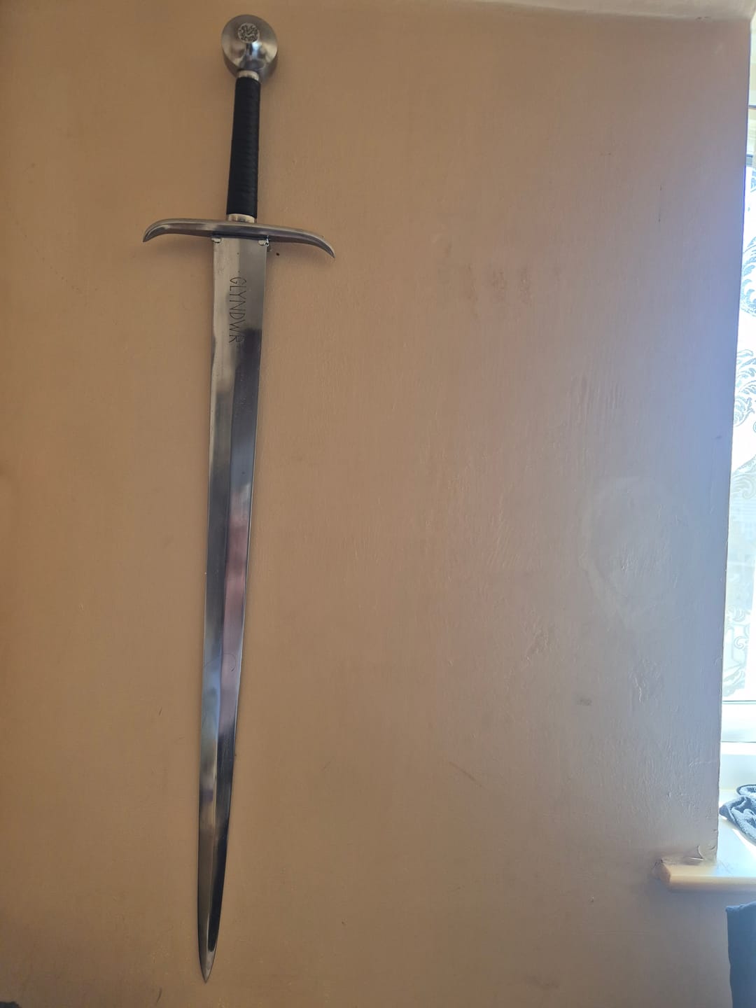 Customer photo review of Sword Hanger