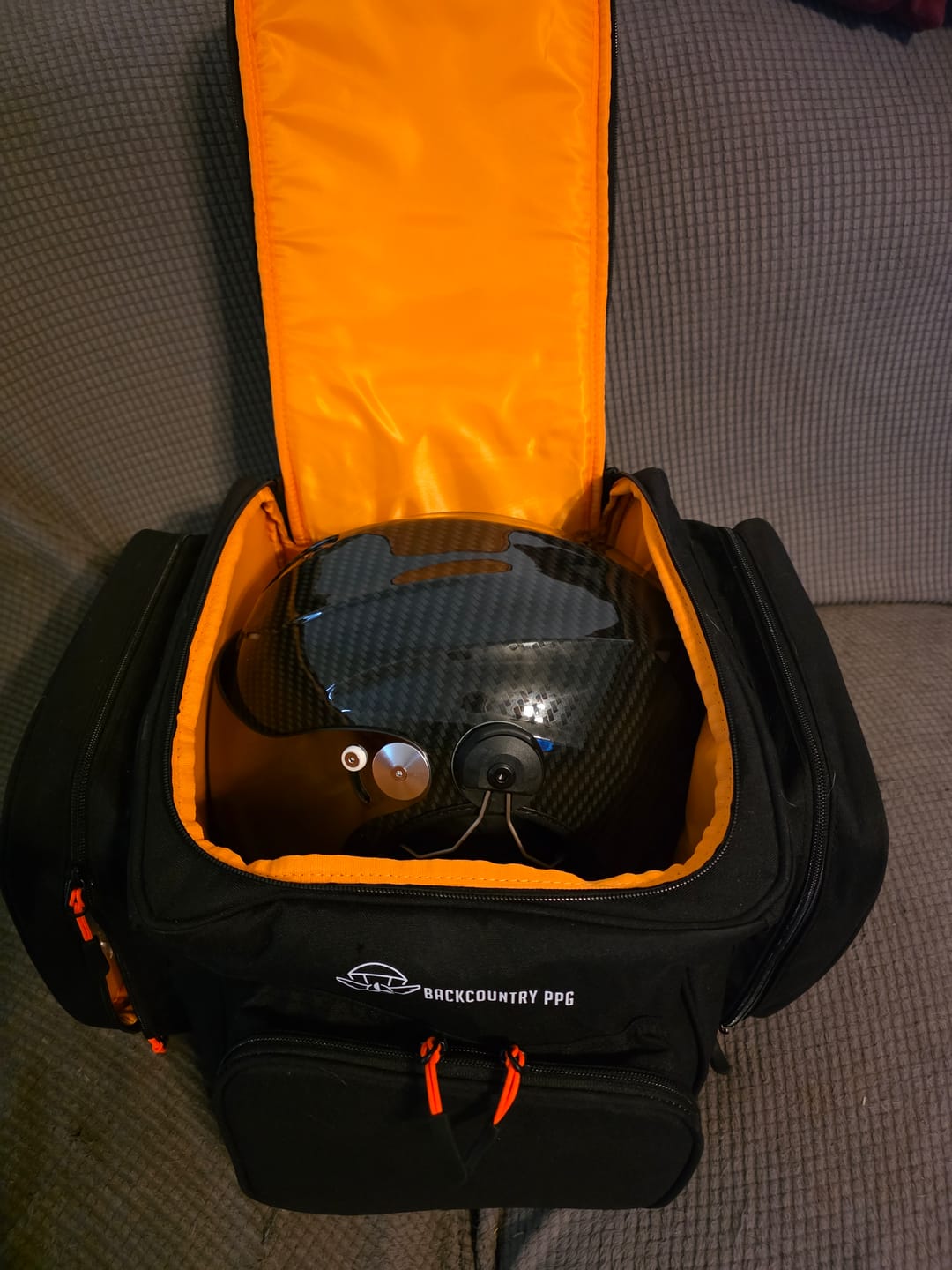 Customer photo review of Helemt Bag