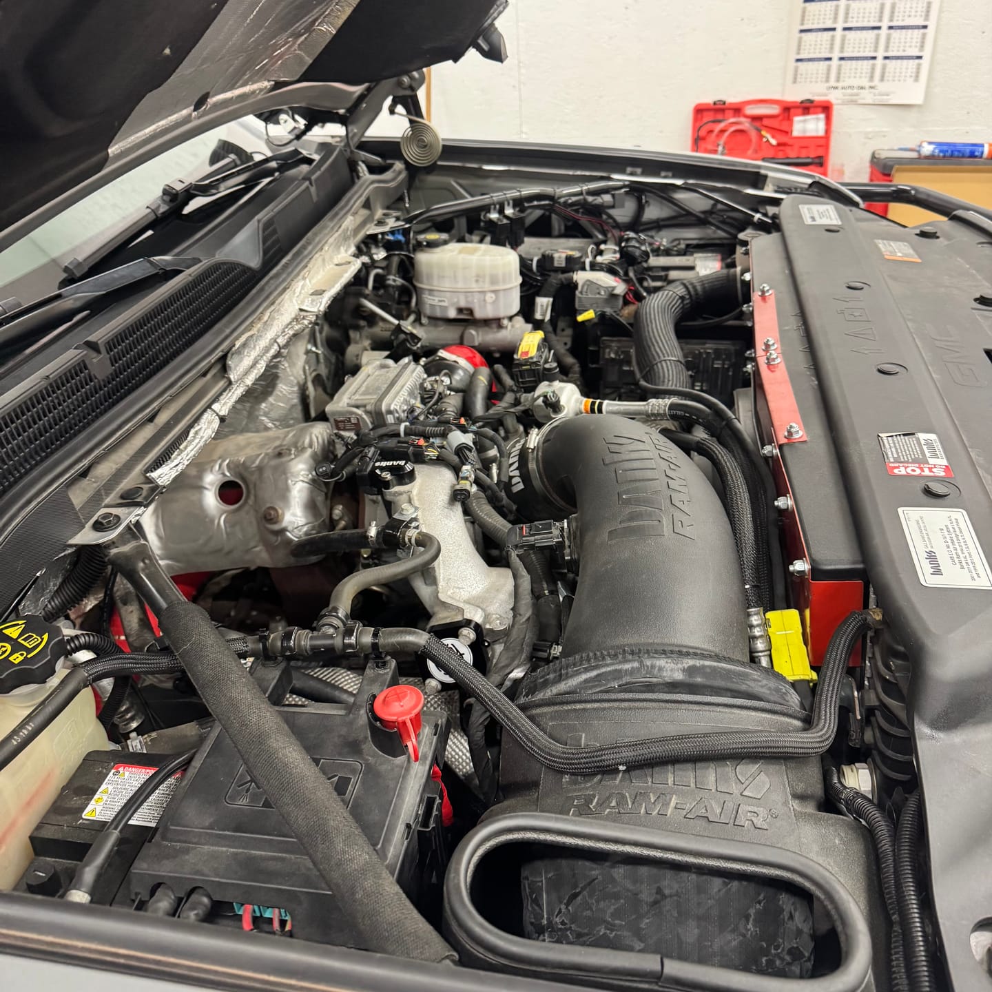 Customer photo review of 2019 Duramax/Cummins Banks Cold Air Intake Pre-Filter (42659)