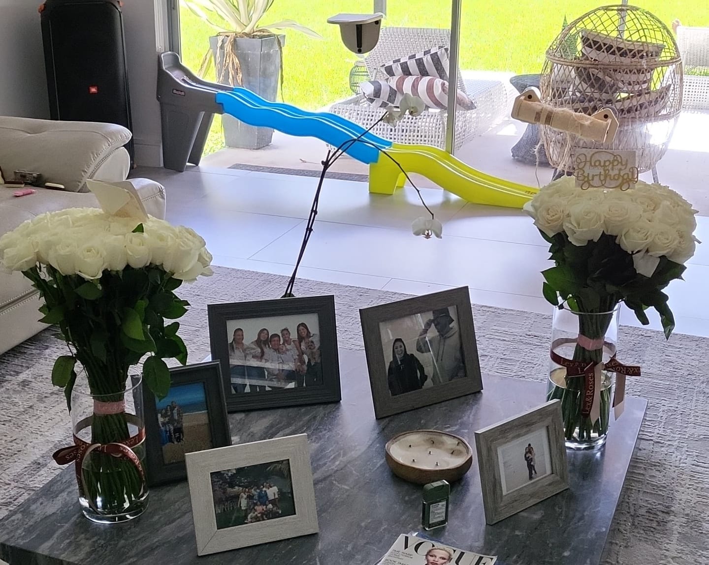 Customer photo review of White Rose Bouquet