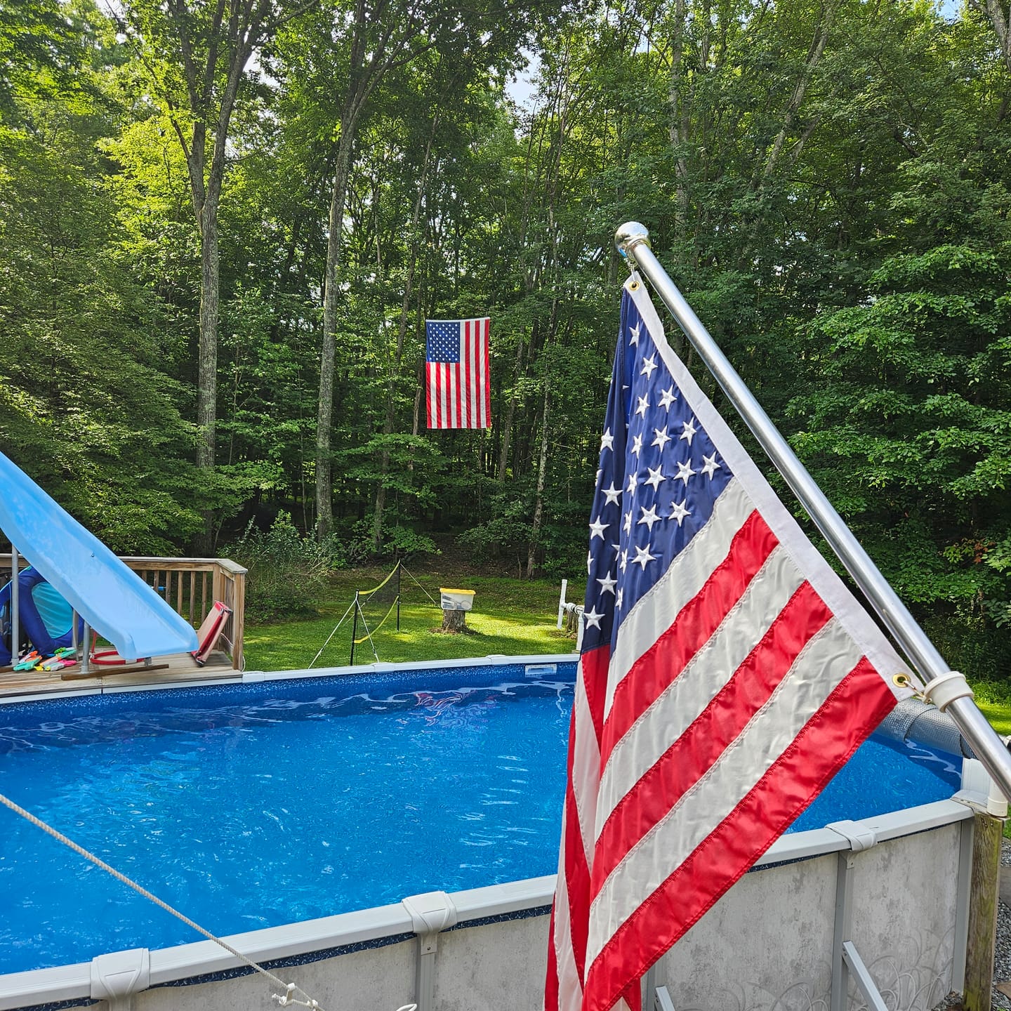 Customer photo review of 6' x 10' American Flag