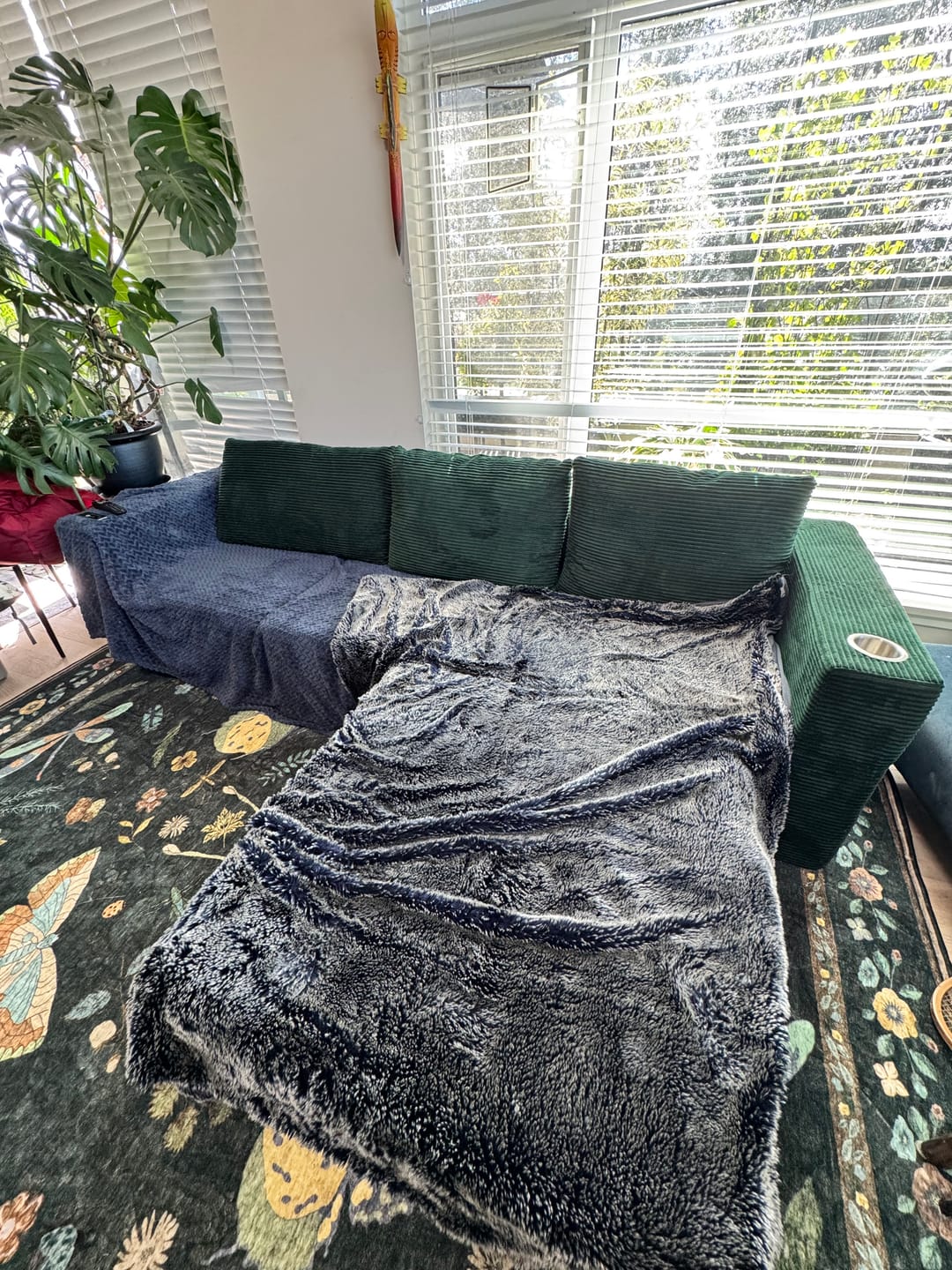 Customer photo review of Hestia Compressed Modular Sofa with Cup Holders & Storage