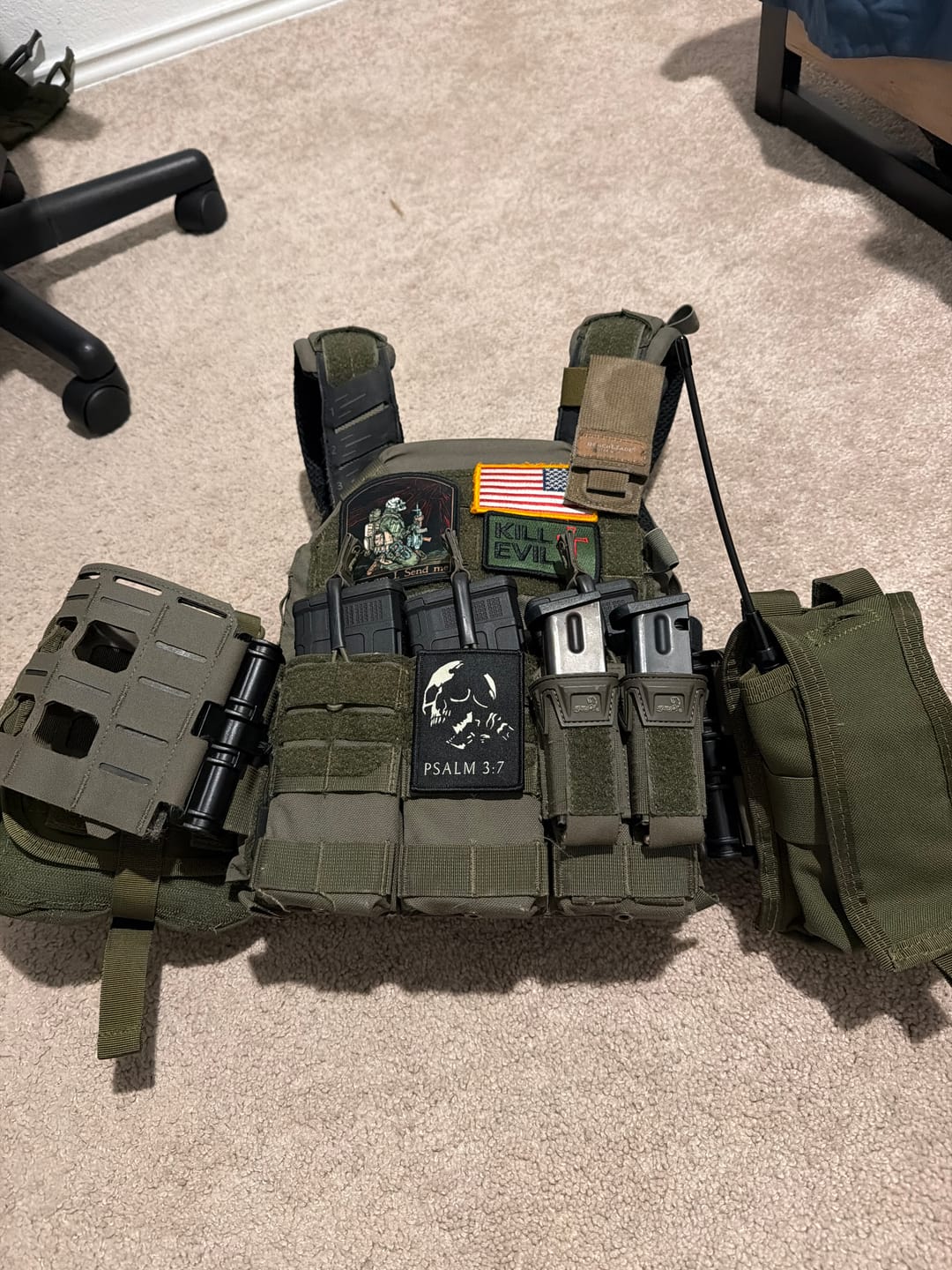 Customer photo review of PSALM 3:7 Patch