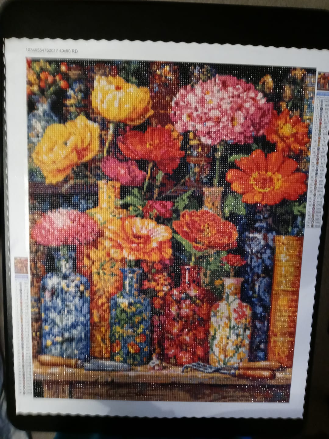 Customer photo review of Floral Glass Atelier (Diamond Painting)