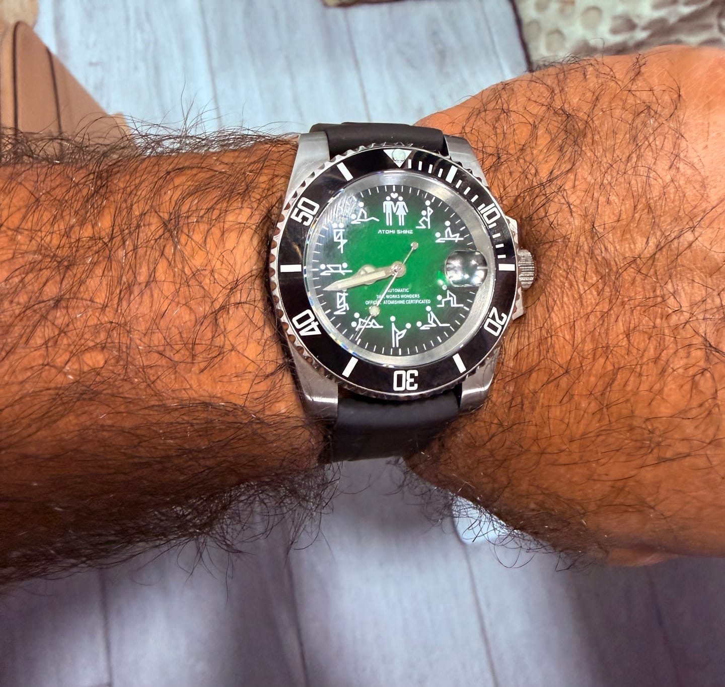 Kundenfoto-Bewertung der HYDROCORE FLUORO WATCH