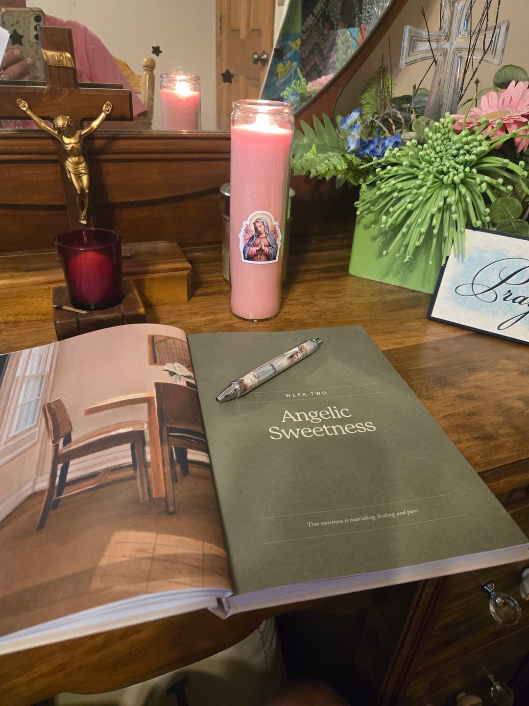 Customer photo review of Blessed Is She Home Study on the Ten Virtues of Mary