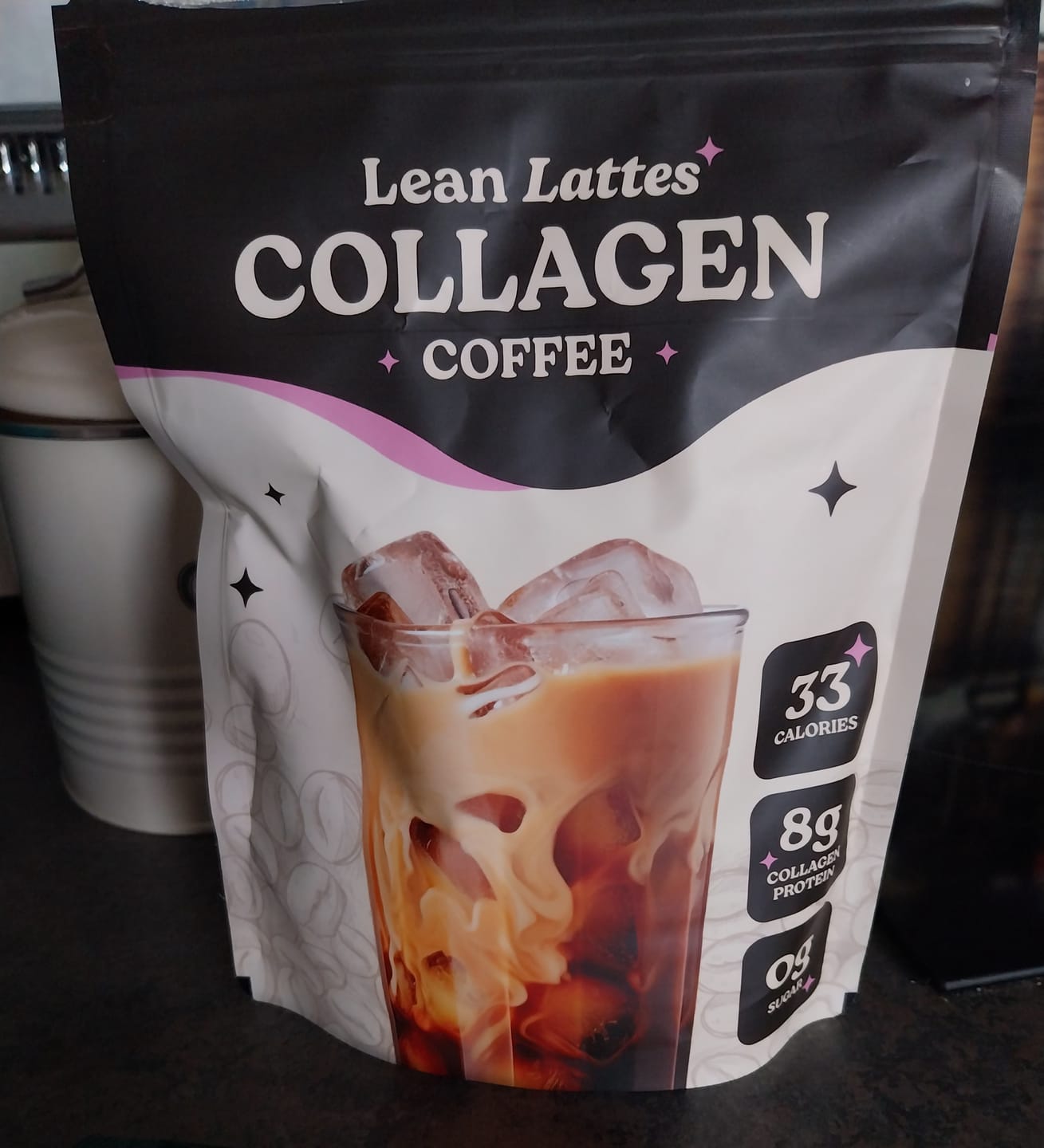 Customer photo review of Glow Up Collagen Coffee 🤩