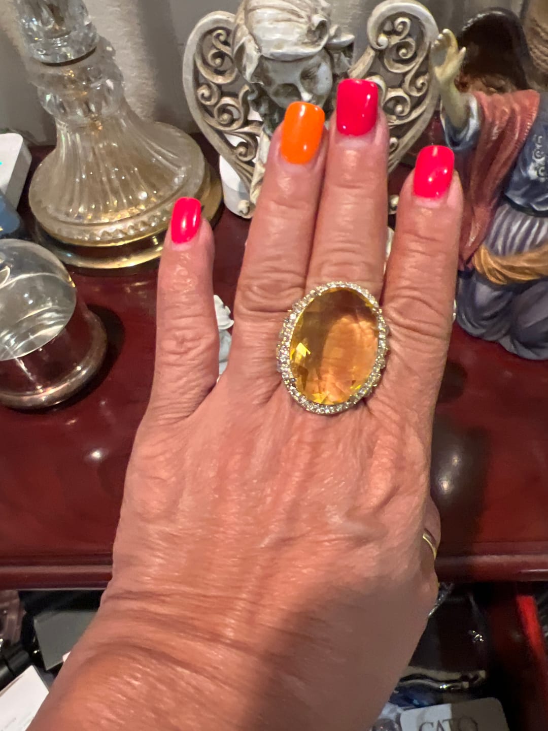 Customer photo review of HEIDI DAUS® "Moda Roma" Crystal Ring