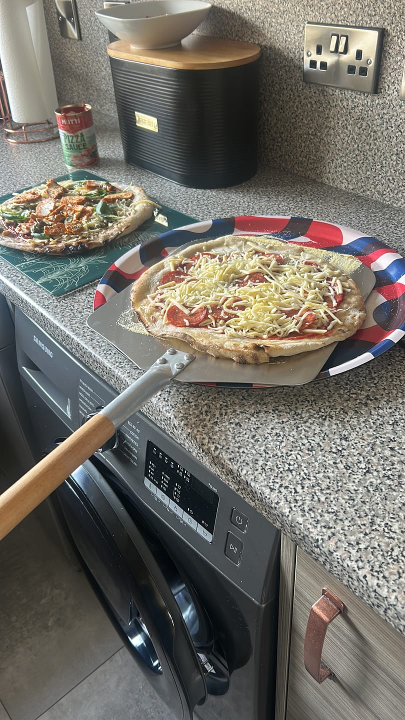 Customer photo review of Sourdough Pizza Bases