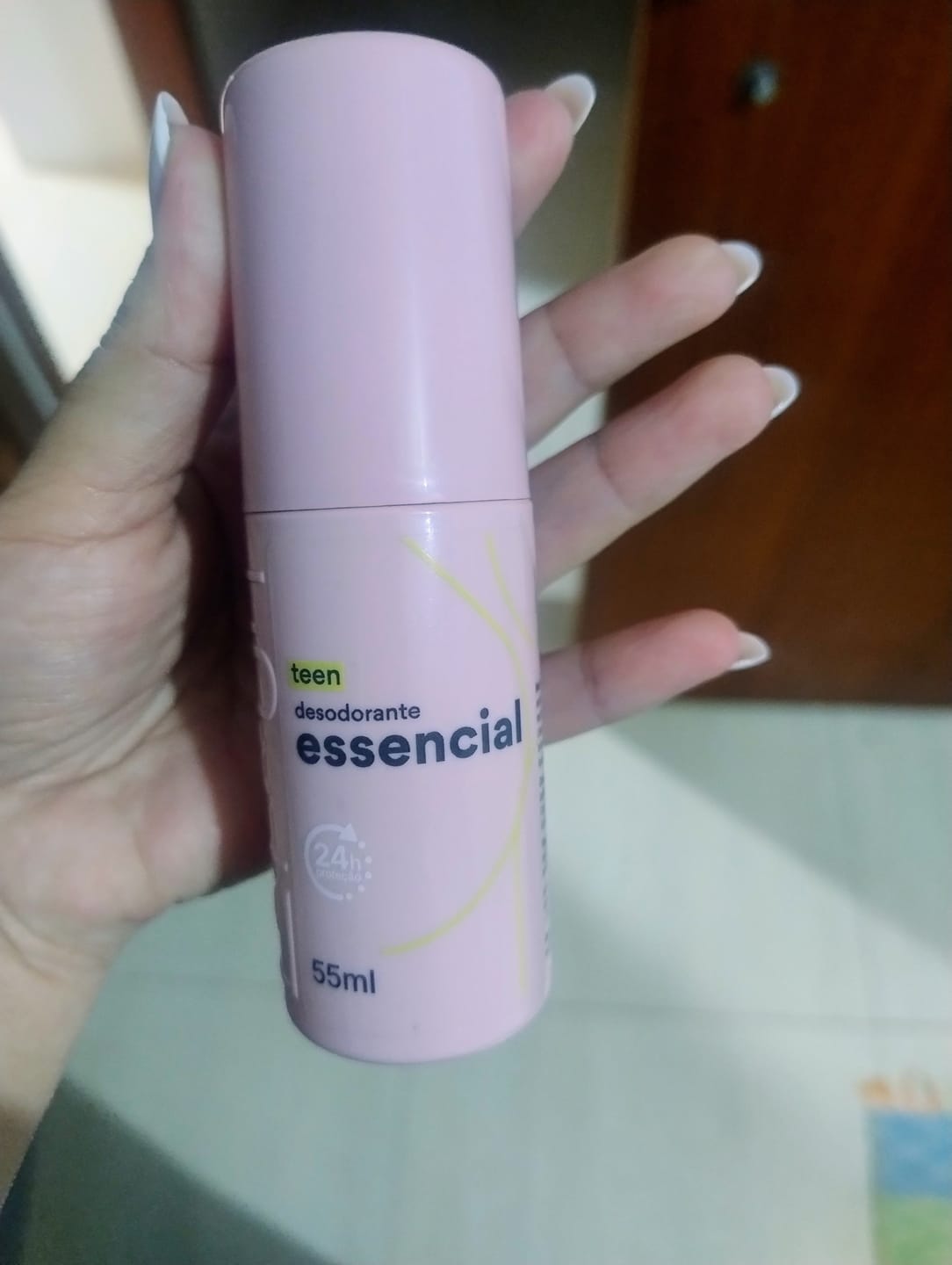 Customer photo review of Trio Essencial Teen - R$ 49,90 cada unidade