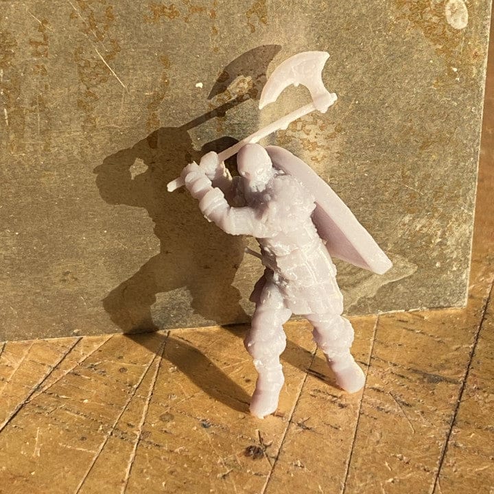 Customer photo review of KICKSTARTER FREE ''VIking Warrior Presupported 3D Model