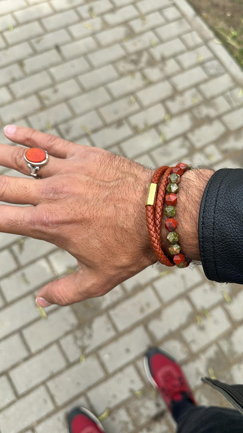 Customer photo review of Unakite Jasper Signature Stack