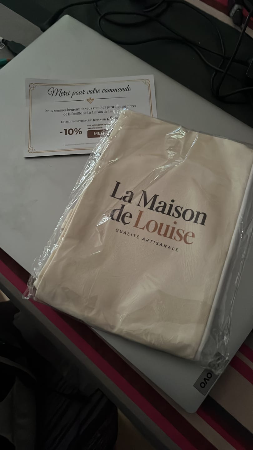 Customer photo review of Le Sac à Baguette · Coton & Cire d'Abeille · 70×10 cm