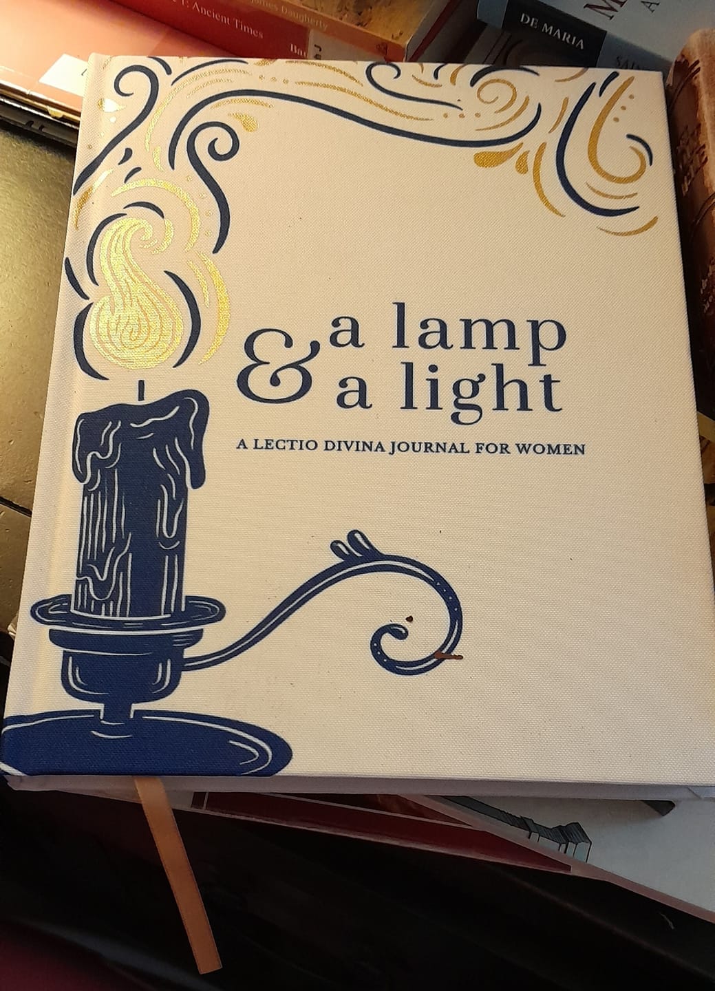 Customer photo review of A Lamp & A Light: A Lectio Divina Journal for Women