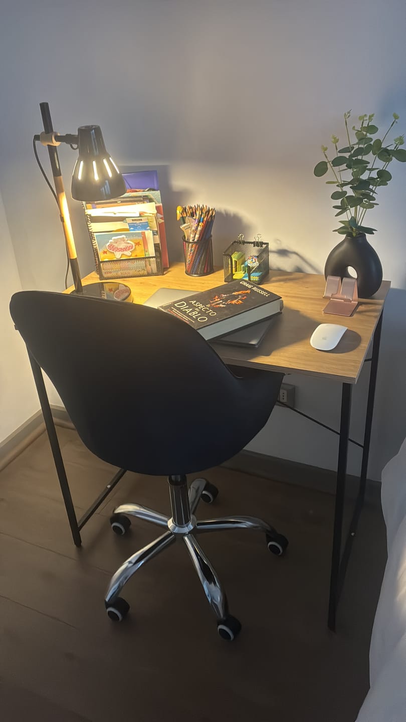Customer photo review of Silla de Escritorio Lineal Silver