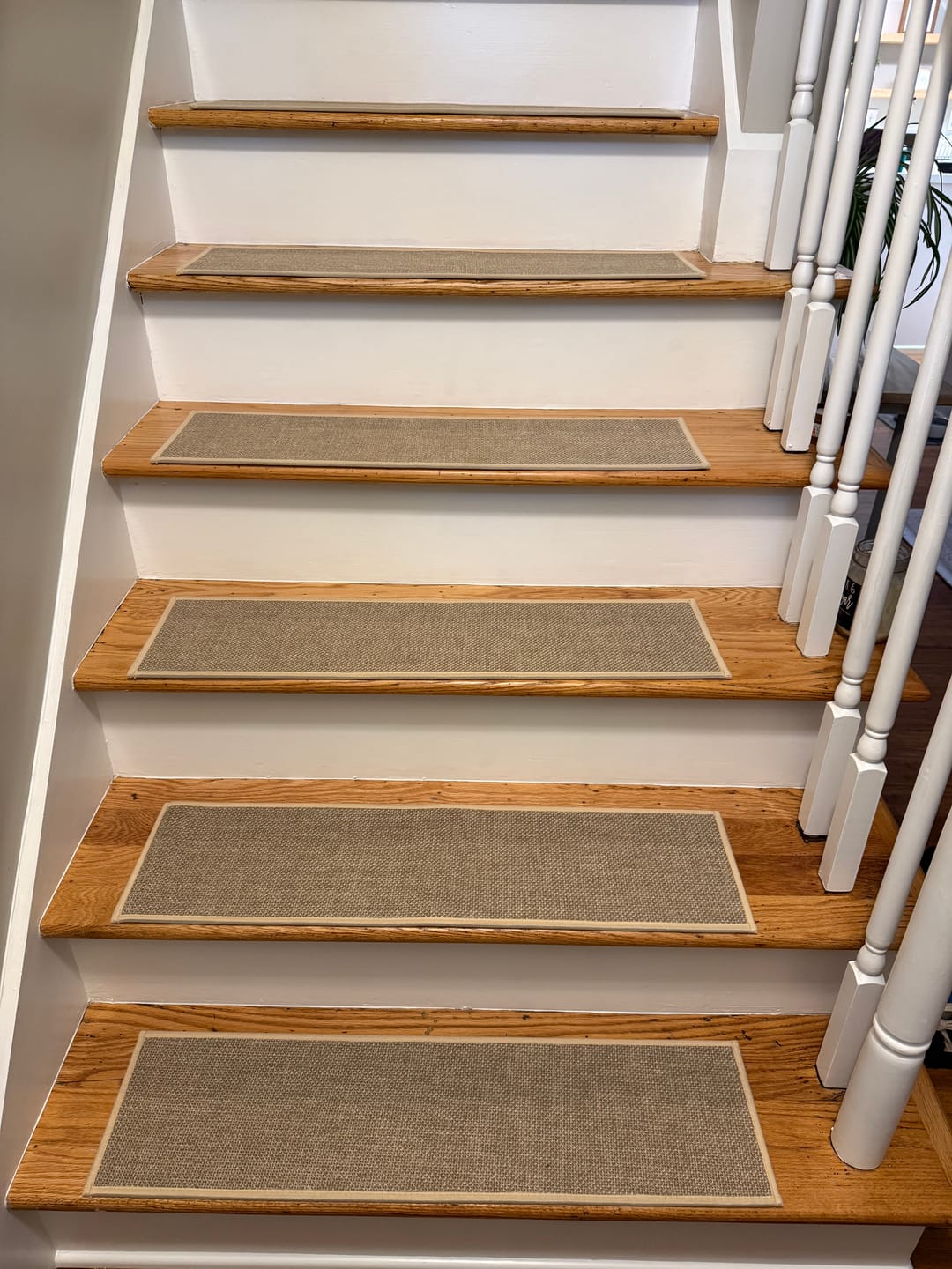Customer photo review of Ridge Non-Slip Stair Treads - Beige