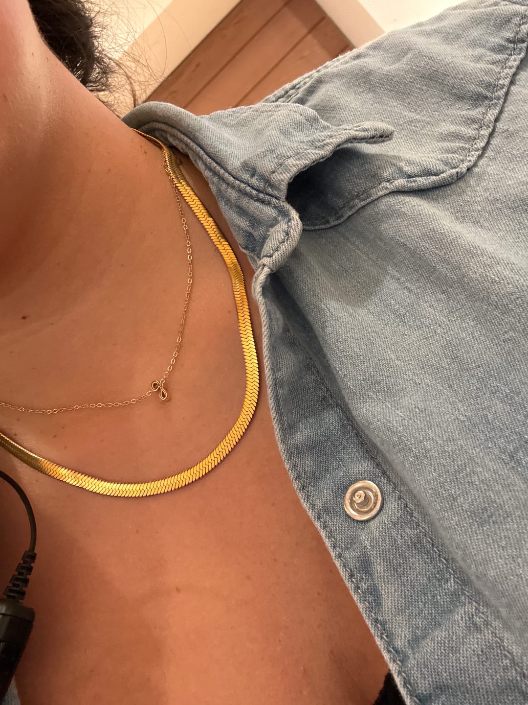 Customer photo review of Herringbone Chain - 5mm